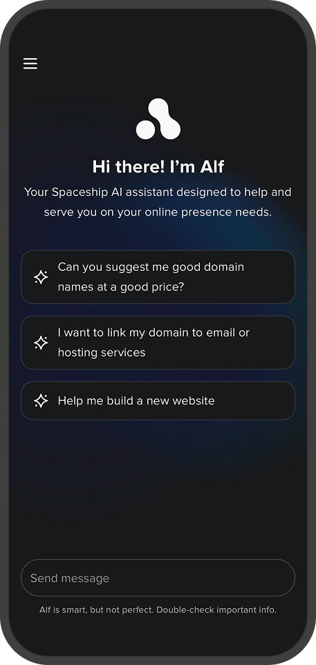 Alf dark mode — actions