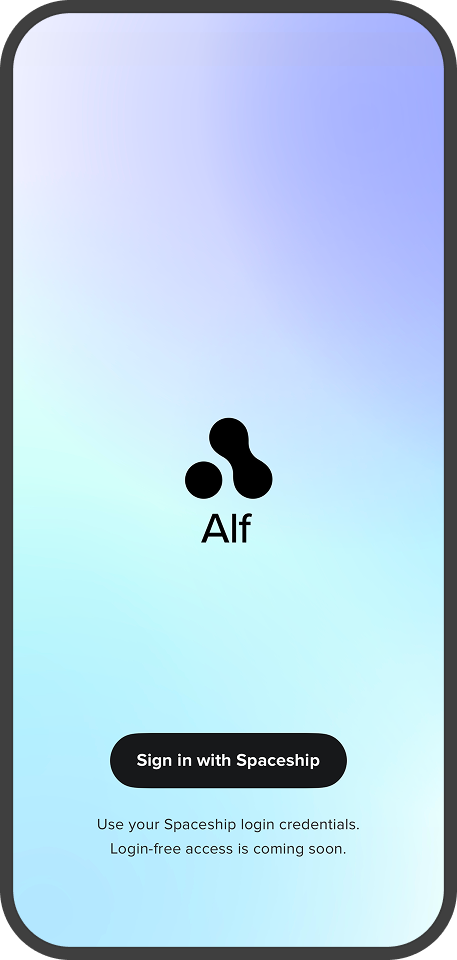 Alf light mode — conversation