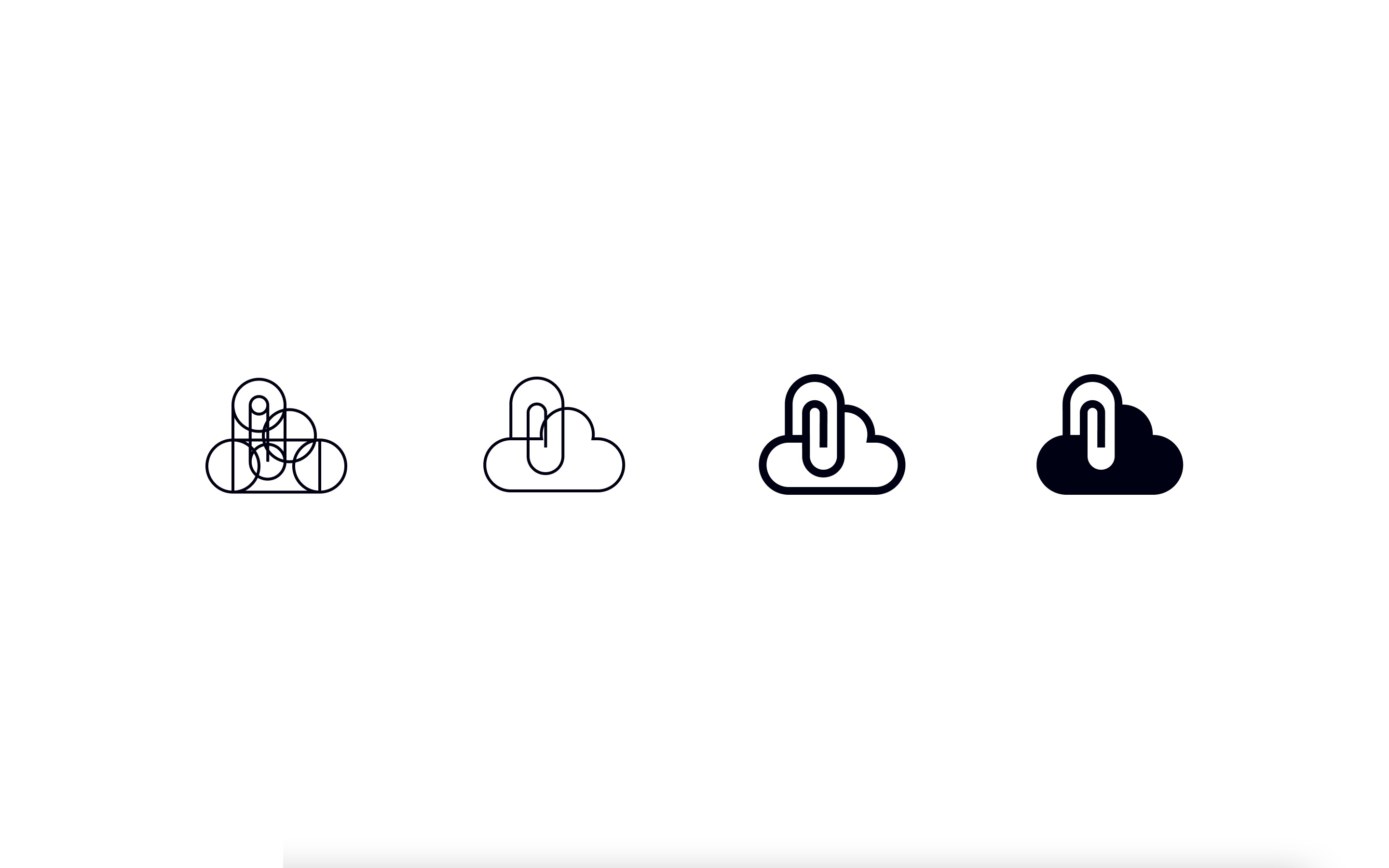 ClipToCloud logo construction process