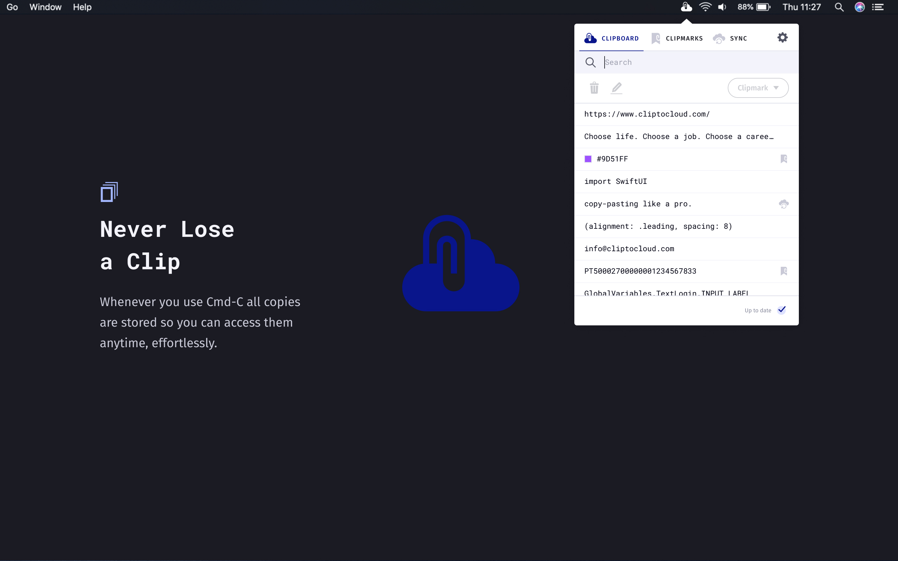Never Lose a Clip