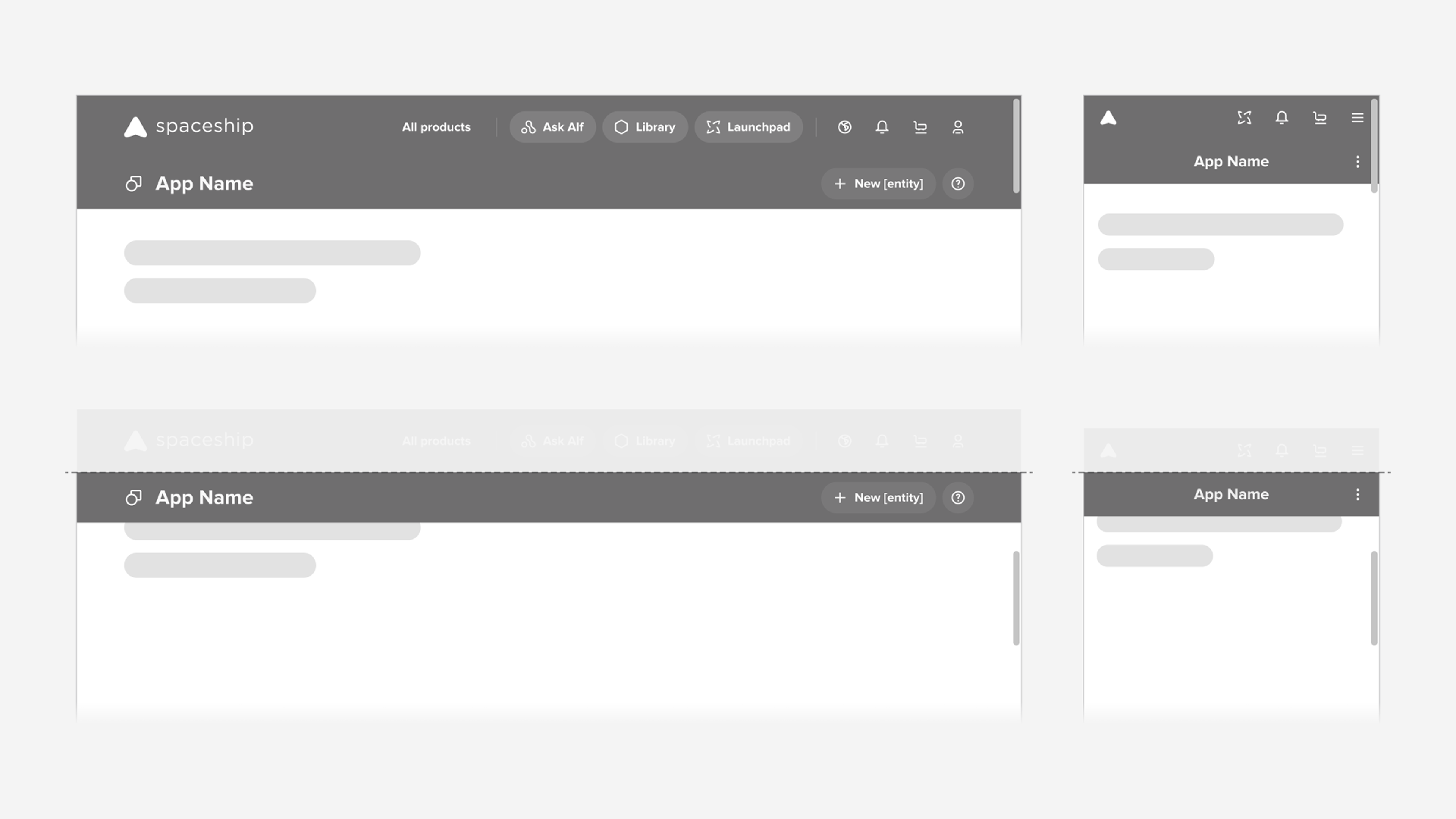 Managers header behaviours
