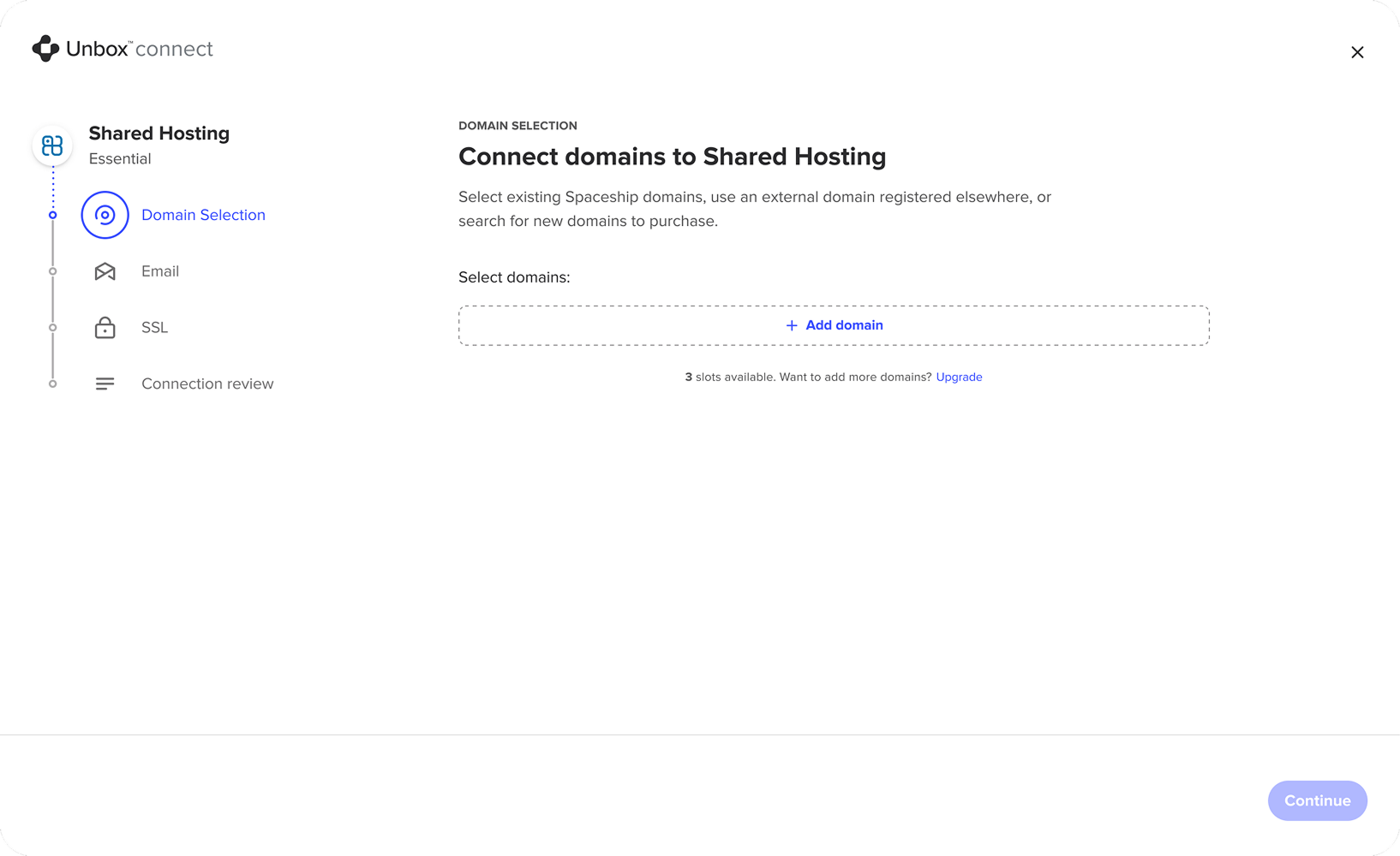Unbox onboarding step 2